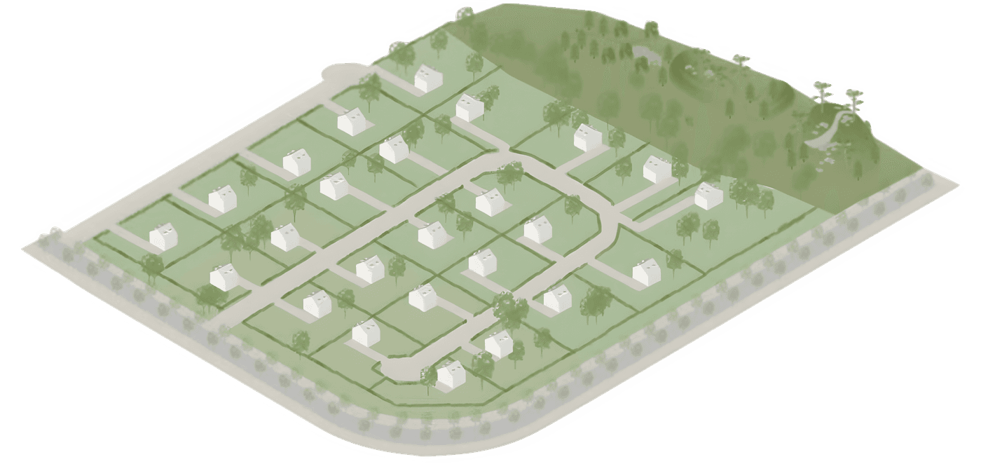 Villaområde – före förtätning
